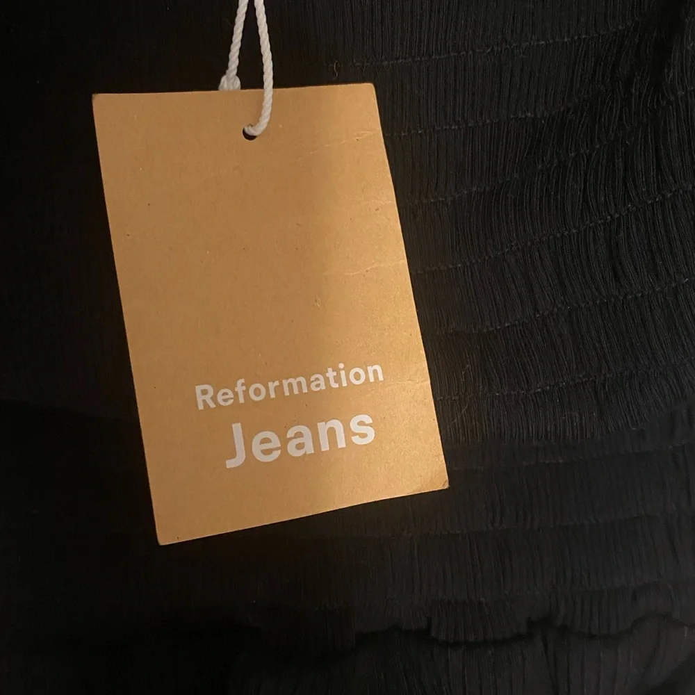 Reformation Jeans Black Longsleeve Dress - Picture 6 of 6